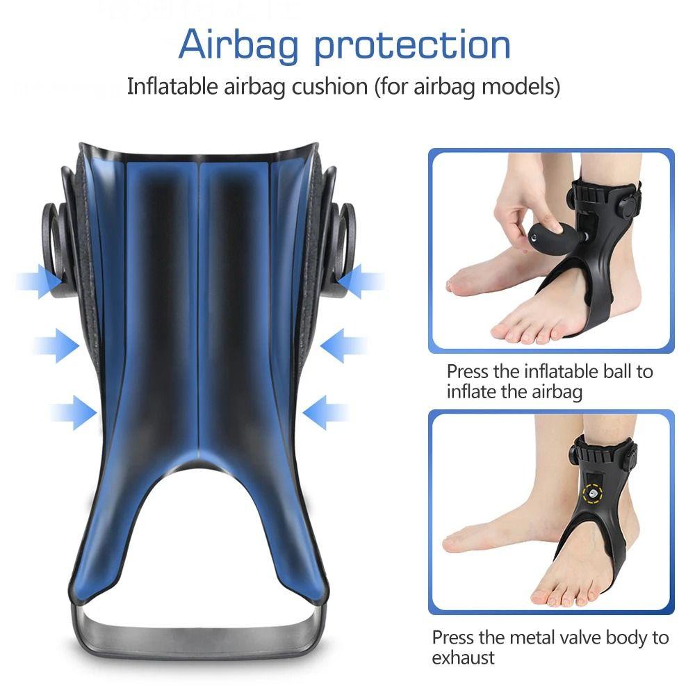 Knob Adjustment Plantar Fasciitis Splint Brace Airbag Foot Drop Orthosis  Foot Care