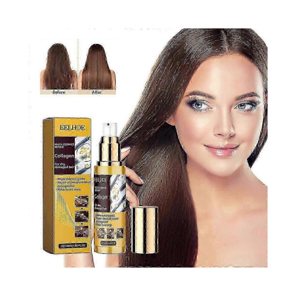1-3X Collagen Hair Repair Essential Oil, Collagen Hair Treatment Deep Repair, pour les cheveux