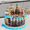 360 Rotating Storage Rack Kitchen Storage Spice Rack Non-Slip Cabinet Kitchen Bathroom Organizer Tray Plate Cosmetic Organizer
