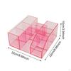 Lash Extension Organizer Eyelash Storage Case Container,Clear,Storage Box,Makeup for