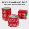 High Viscosity Express Box Logistics Adhesive Package Tape Fragile Warning Tape Carton Sealing