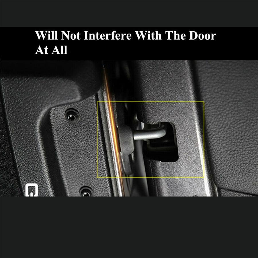 Door Lock Cover Screw Protector Trim For Jeep Wrangler JL JT Willys 2018-2021