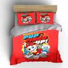 Santa and Snowman Winter Set Bedding Duvet Cover Set Duvet Cover Pillowcases  (1*Duvet Cover 2*Pillowcases, without duvet insert)