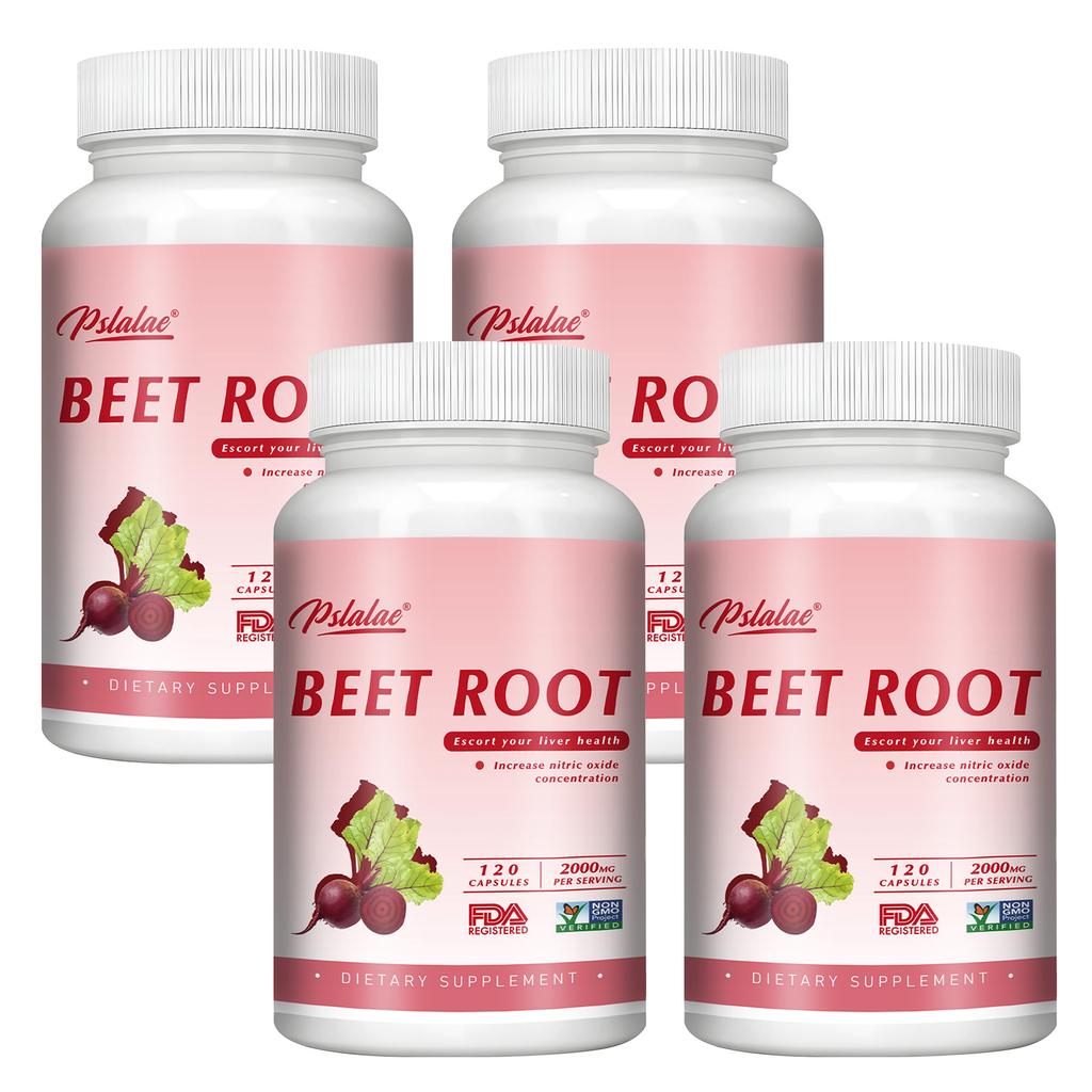 Hooggedoseerde bietencapsules, 2000 mg per portie, zeer goed opneembaar, geschikt voor zowel mannen als vrouwen.