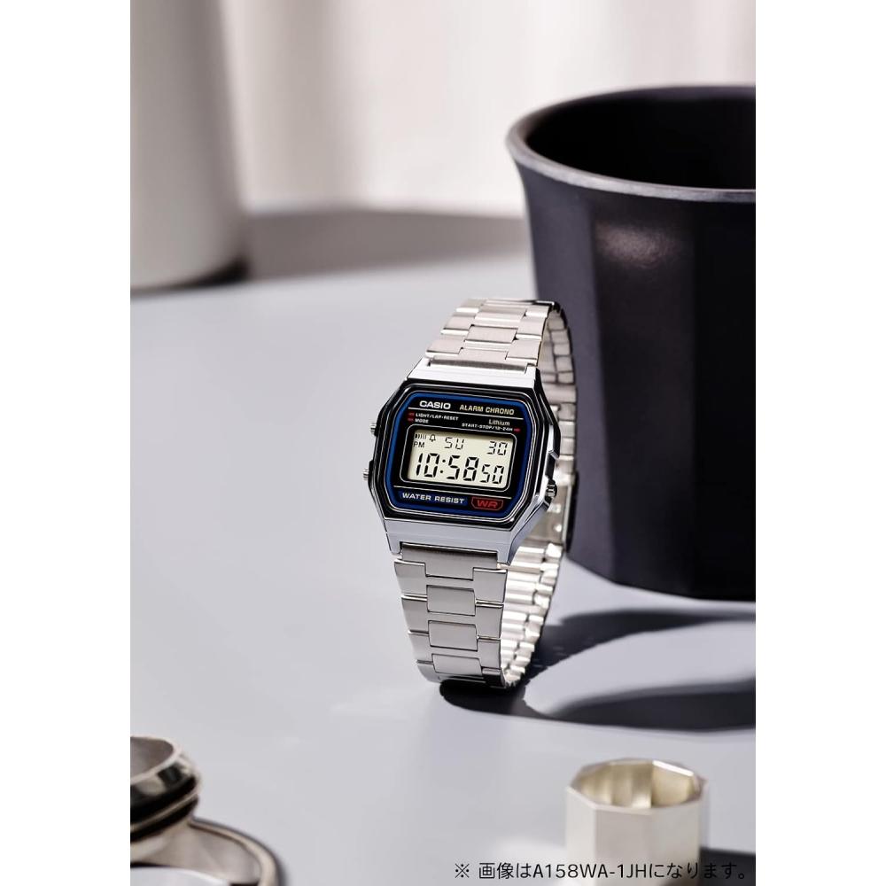 CaSio [CaSio] Watch CaSio Collection [domeStic Genuine] A164wa 1qjh Men S Silver A164