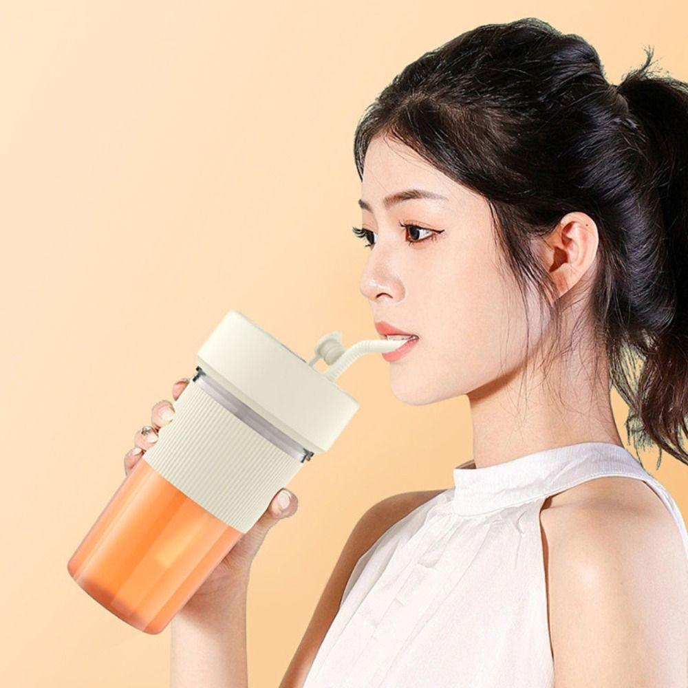 350 ML Electric Fruit Juicer Cup Wireless Juice Extractor Cup Juice Blender Cup  Camping