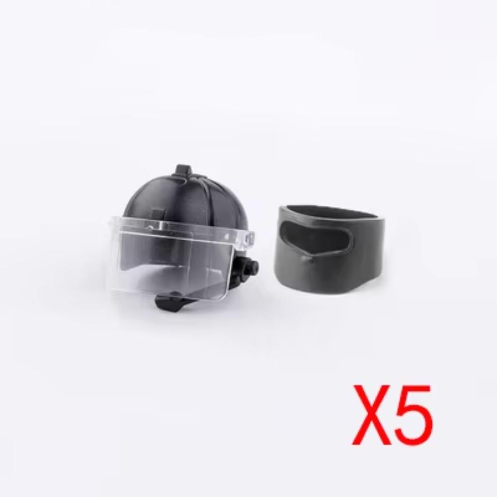 Military MOC Figure Building Blocks Explosion Proof Helmet Hat Gas Mask Kit SWAT Goggle Vest Belt Headset DIY Toy Gift K001