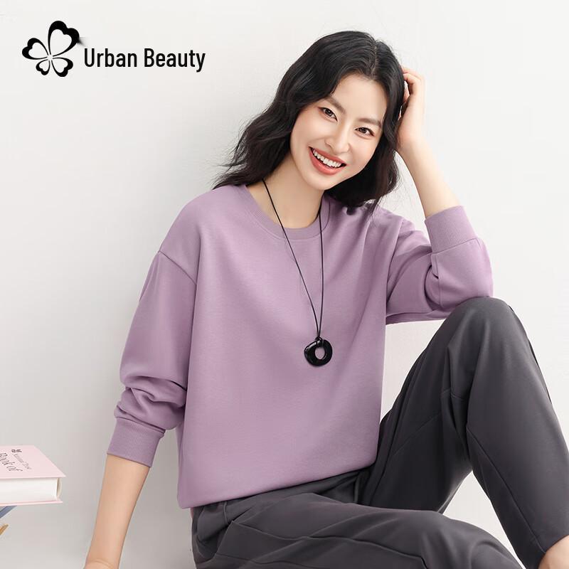 Women's Round Neck Loose Fit Sweatshirt