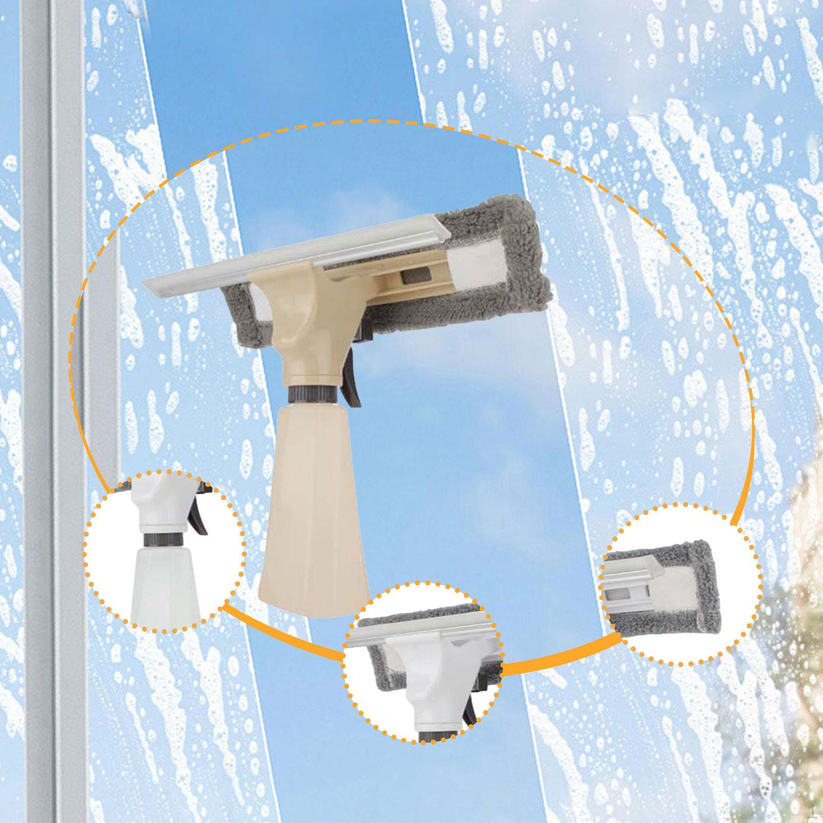 

Скребок для , Инструмент для очистки стеклянных поверхностей, Многофункциональное чистящее средство для душевых стен коричневый