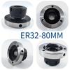High-Precision ER25/ER32 Collet Holder Flange Quick Clamp for Engraving Machine
