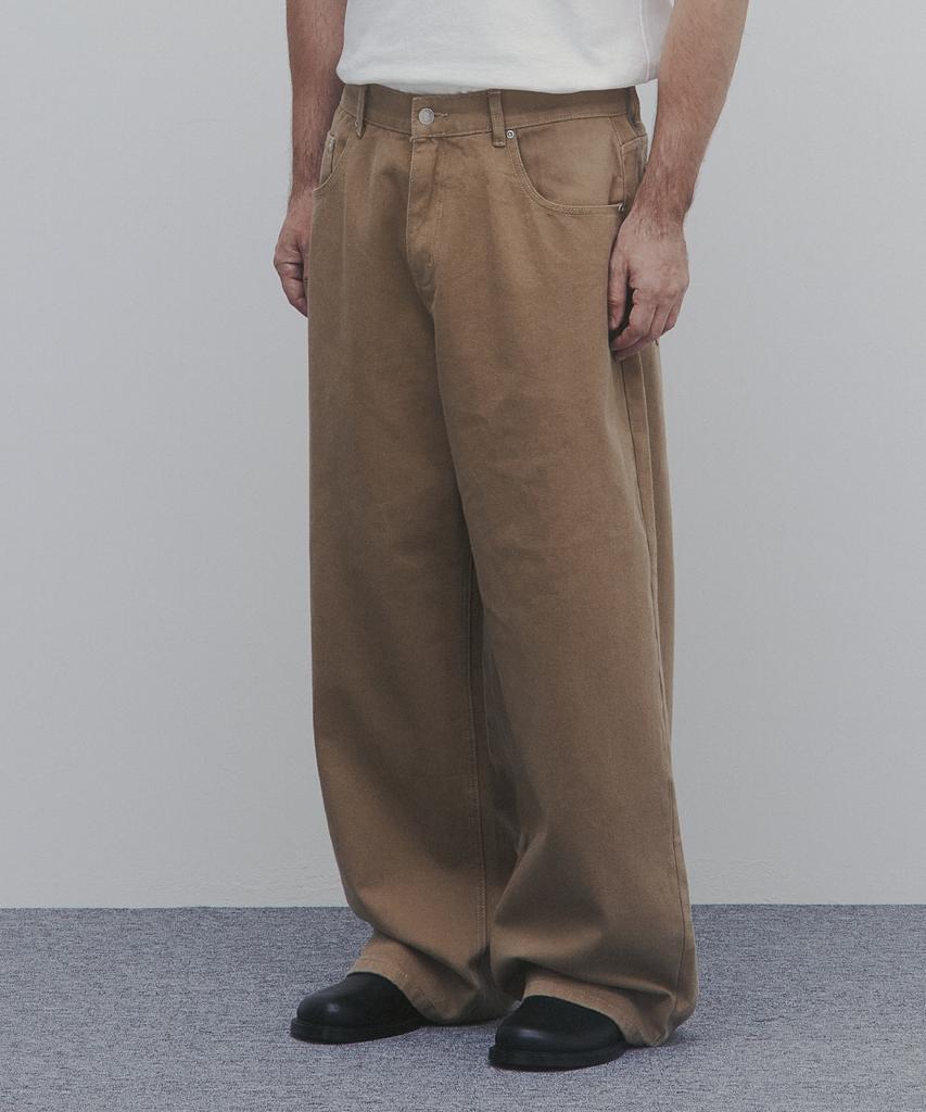 ANDAGAIN Big Boy Pants (Beige)