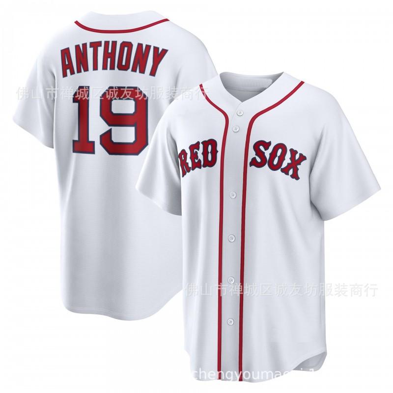 Embroidered Baseball Jersey Cap Red Sox 19 Anthony Unisex Sport Hat