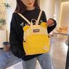 Cartoon Girl Backpack New Cute Student Schoolbag Flannel Texture Light Hand Bag