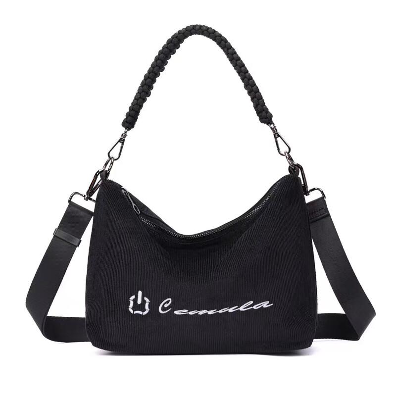 

Corduroy Graffiti Crossbody Bag