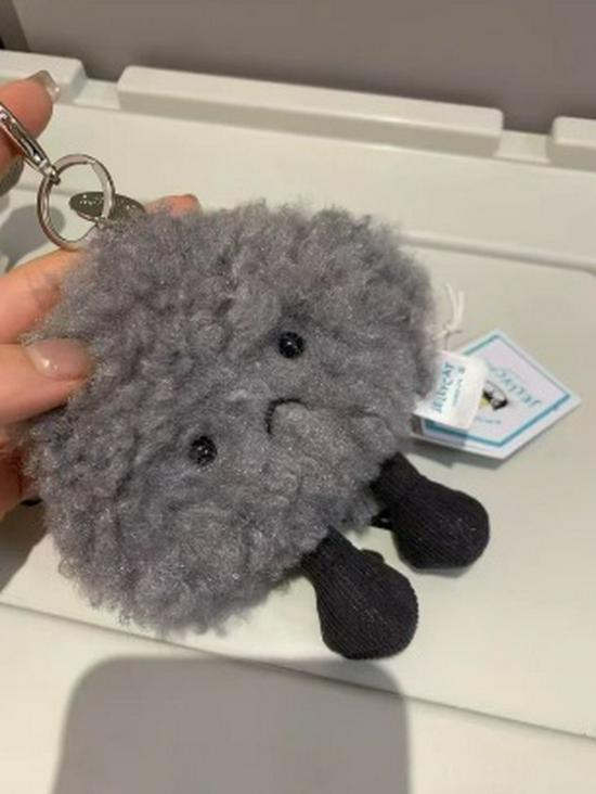 

Плюшевый брелок Jellycat Fluffy Cloud Smile - Милая игрушка-подвеска Complete with Dust Bag