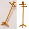 Clothes Hanger Model Three-dimensional High Simulation Wooden 1/12 Dollhouse Miniature Coat Rack Doll House Accessories