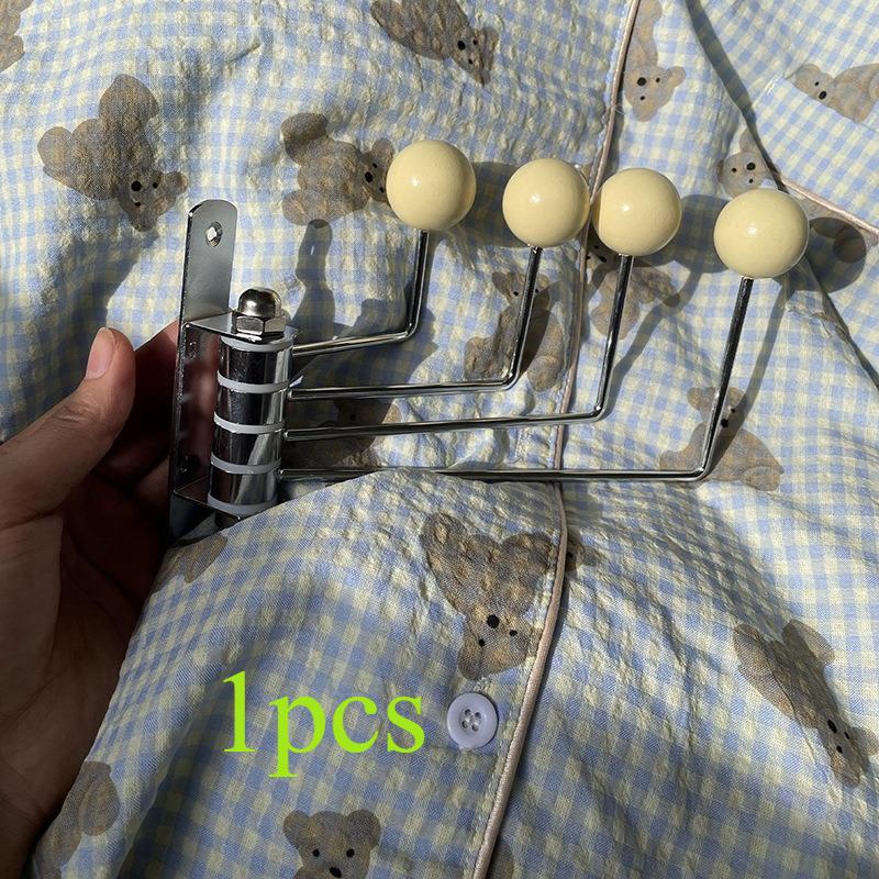 Multifunctional Rotate Hanger Vintage Coat Hook Rotatable Storage Retro Decoration Homestay Clothing Store Dessert Iron Hook