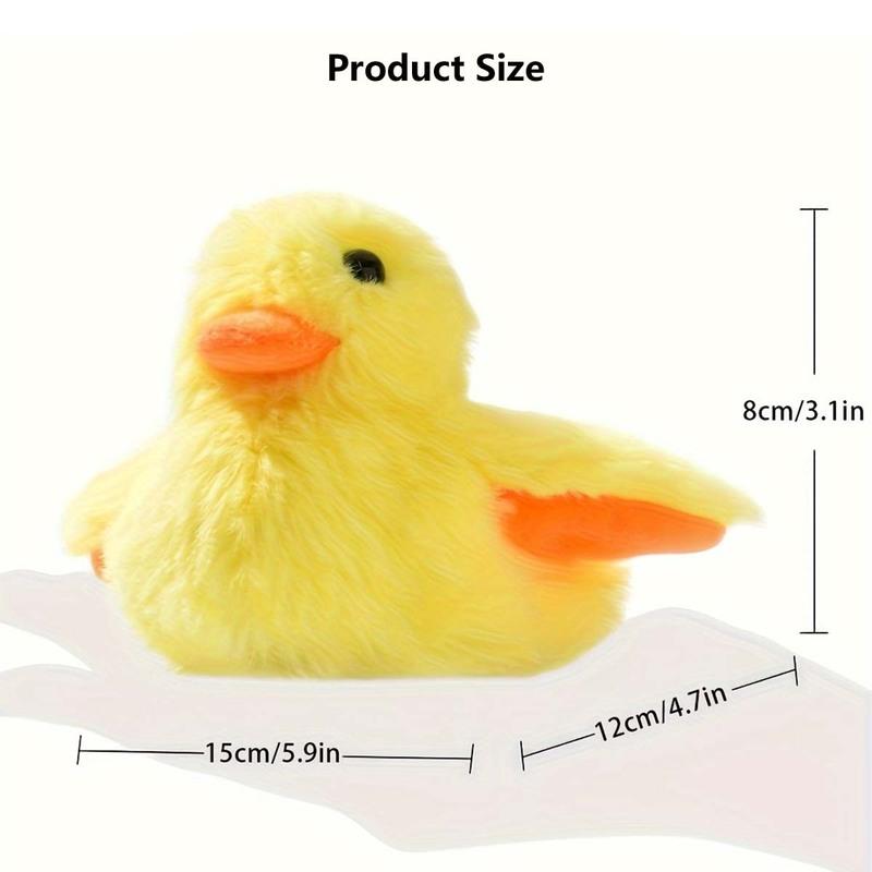 Electric Duck Cat Toy Interactive Pet Entertainment Soft Polyester Durable Biting Resistant Indoor Exercise for Cats