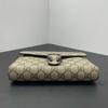 [Pre-Owned] Dionysus Tiger Head Buckle Logo Beige Lining GG High-Quality Synthetic Canvas WOC Wallet Crossbody Shoulder Bag - Very Good #1MXMH8I