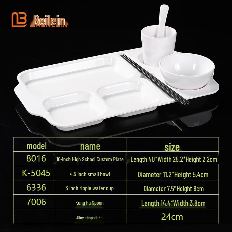 

Beleyn 16-inch Divided Melamine Cafeteria Tray