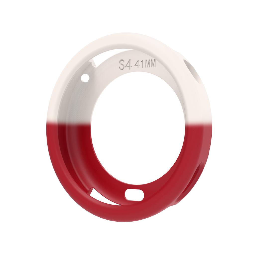 Beskyttelsesdeksel i silikon til Xiaomi Mi Watch S4 41MM Erstatningstilbehør Rammedeksler Skjermbeskyttelsesdeksel hot