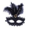 1Pcs Peacock Feathers Party Mask Lace Masquerade Mask New Half Face Mask  For Adult Child