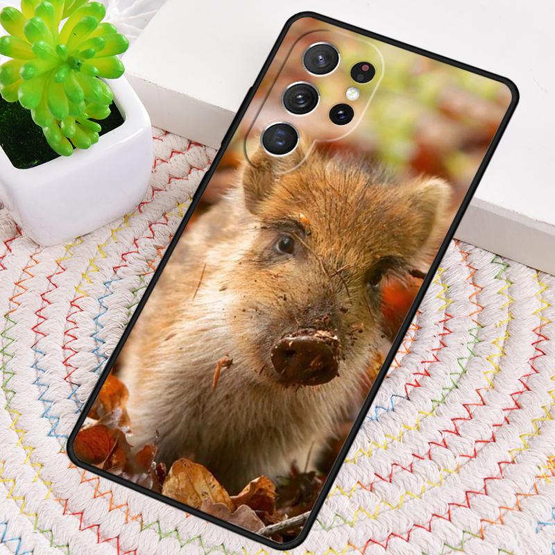 Animal Wild Boar Phone Case for Samsung Galaxy Note 10 Pro S26 Ultra S23 S24 FE S25 S21 S22 PLUS Shockproof Cove