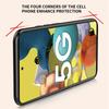 Glass Case For Samsung Galaxy A52 A71 A50 A51 A70 A21s A31 A72 A10 A12 A30 A22 5G Phone Cover Landscape Ink Japan Samurai Art