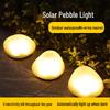 Solar Glowing Pebble Light for Outdoor Lawn and Garden Decoration