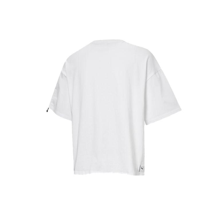 Puma Sports Short Sleeve T-Shirt Unisex Tops White 59901802