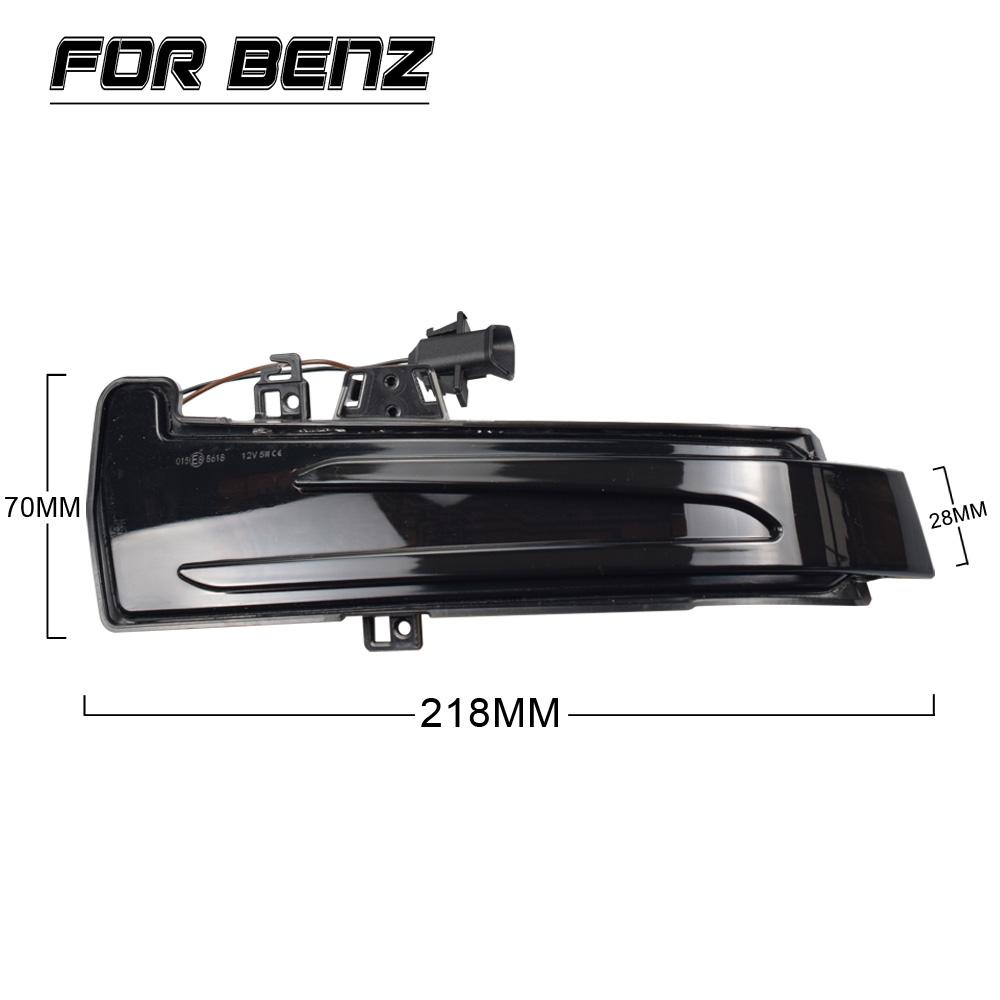Dynamic Turn Signal Rearview Mirror Indicator Blinker Light For Mercedes Benz A B C E S CLA GLA CLS W176 W246 W204 W212 X156