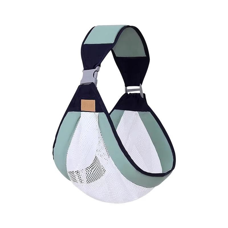 Hands-Free Baby Carrier with Waist Stool - Breathable Front Sling for Newborns