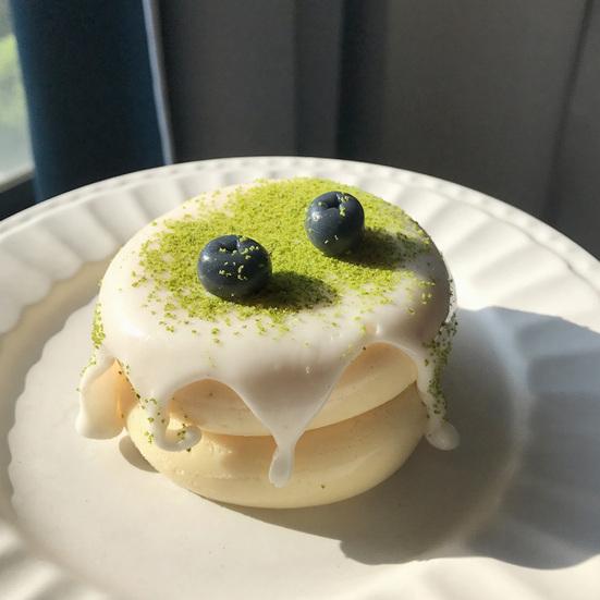 Stress Relief Souffle Squeeze Toy Matcha Chocolate Peach Blueberry Strawberry Cake Sensory Toy Simulated Dessert Pinch
