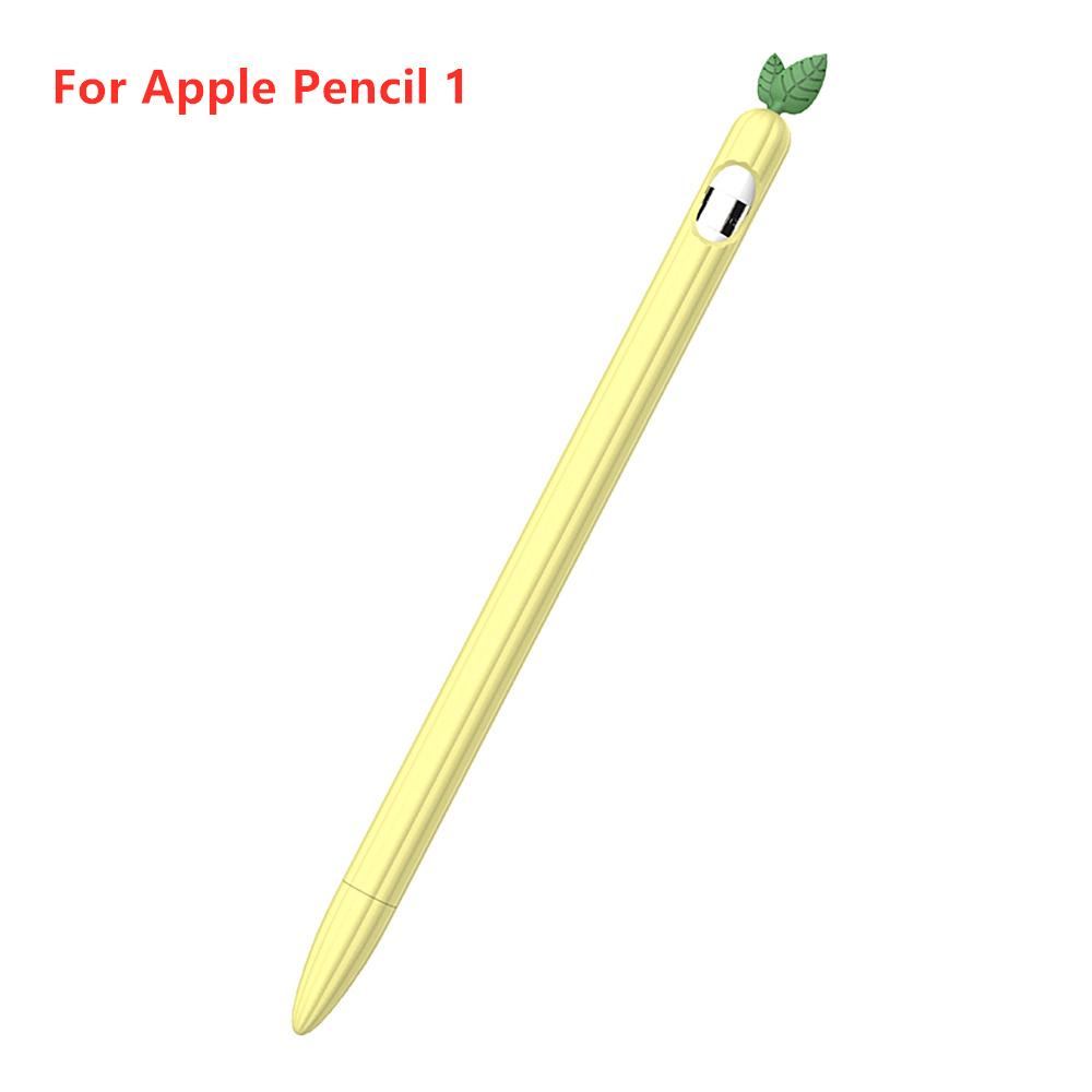 Cute Carrot Silicone Pencil Case For Apple Pencil 1st 2nd Generation Case Compatible Tablet Touch Pen Stylus For iPad Pencil 2 1