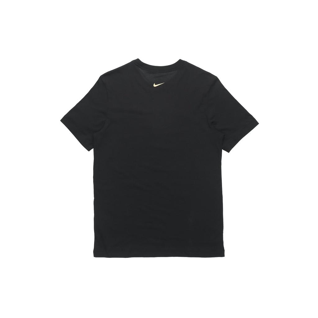 Nike Lebron Strebe nach Größe Basketball-Print Rundhals-T-Shirt Herren Tops Schwarz DD0786-011