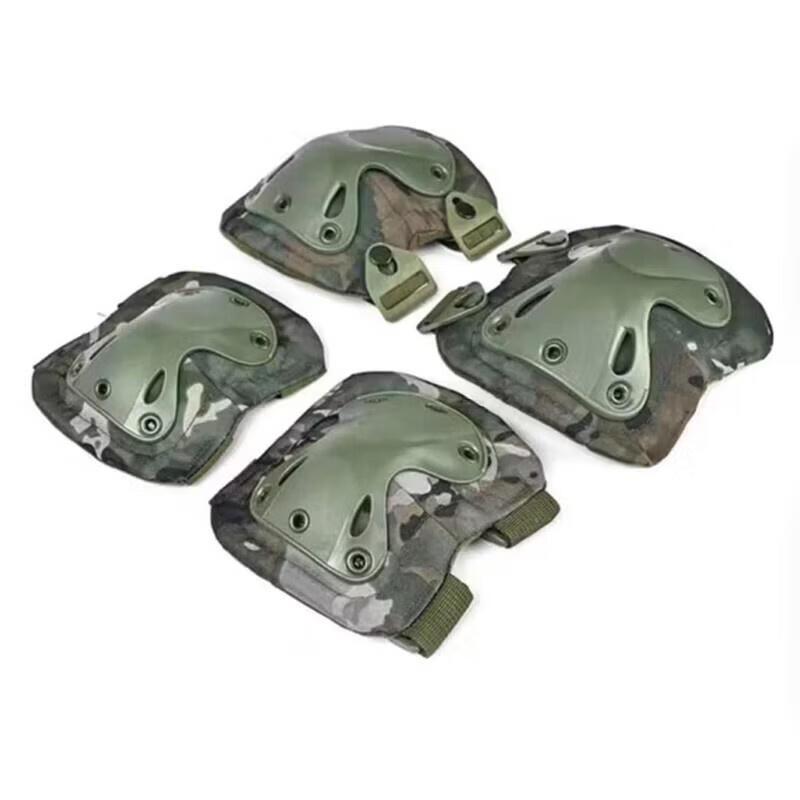 Outdoor Hard Shell Cycling Knee and Elbow Pad Set