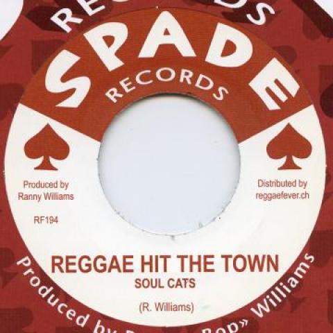 7inch Record SOUL CATS / GREGORY ISAACS - Reggae Hit The Town / Another Heart RF194 Spade/Reggae Fe 1969 Europe Reggae, Ska & Dub