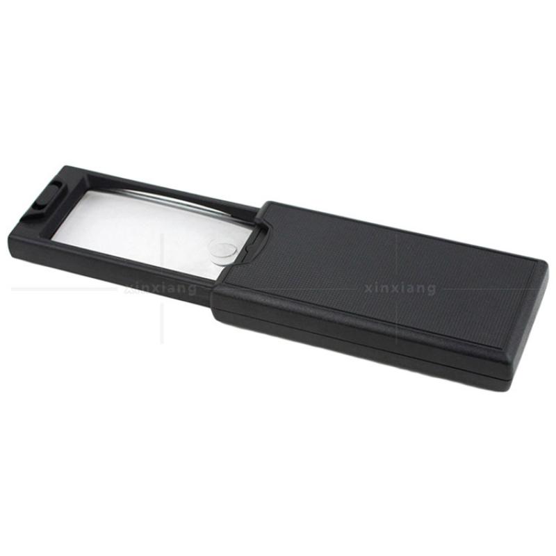 2.5X 45X Led Lamp Lighting Pull-Out Reading Reading Book Appraisal Antique Jewelry Handheld Reading Book Magnifying Glass