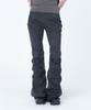 MISEKI SEOUL Shirring Pocket Bootscut Pants Charcoal