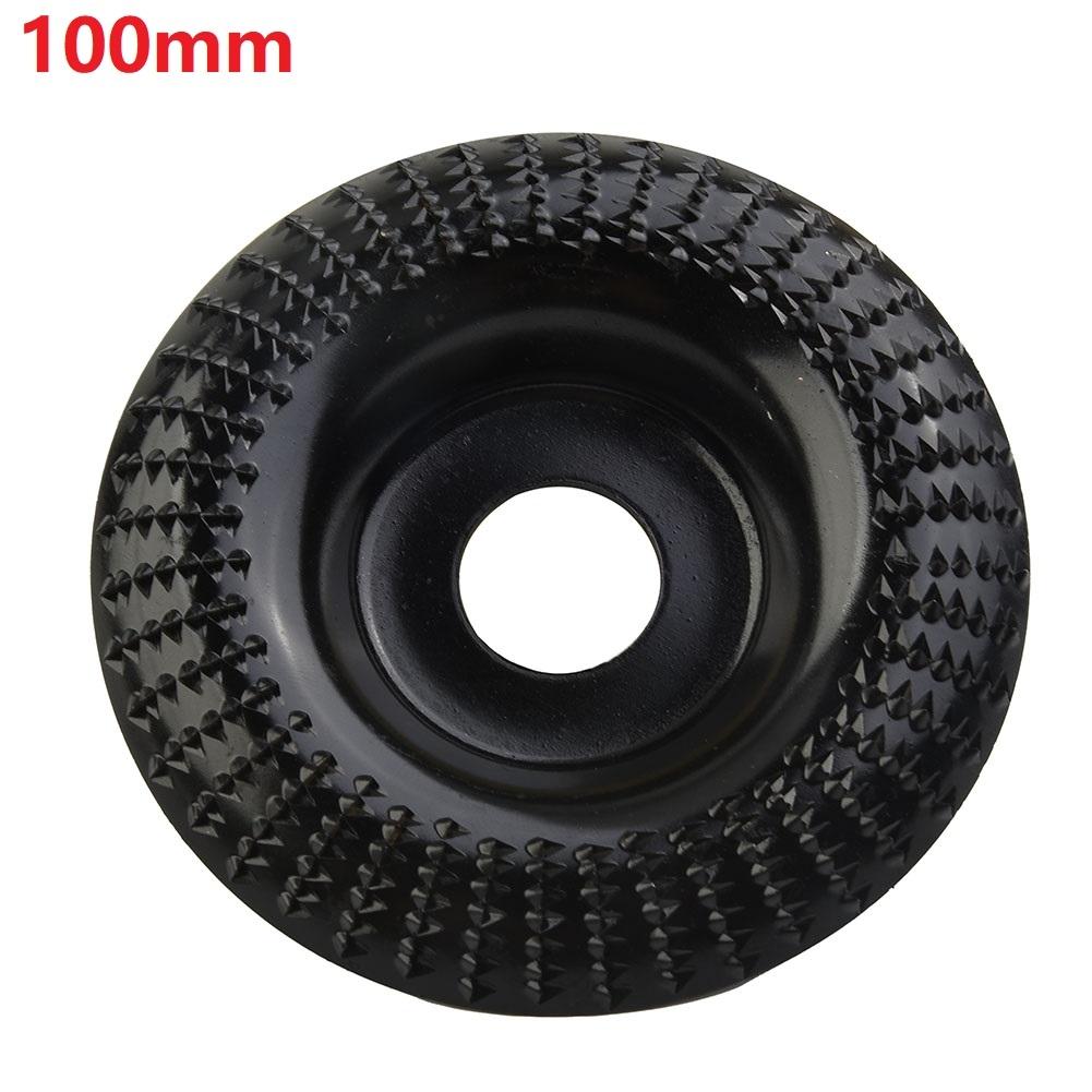 Efficient Wood Grinding and Carving with Curved Grinder Wheel Disc