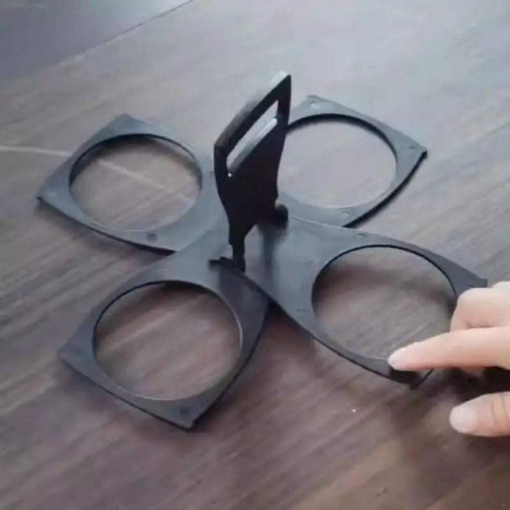 Portabicchieri Pieghevole in Plastica Versatile Anti Scottatura Carosello Rotante Portabevande 4 Bicchieri Portabicchieri Casa