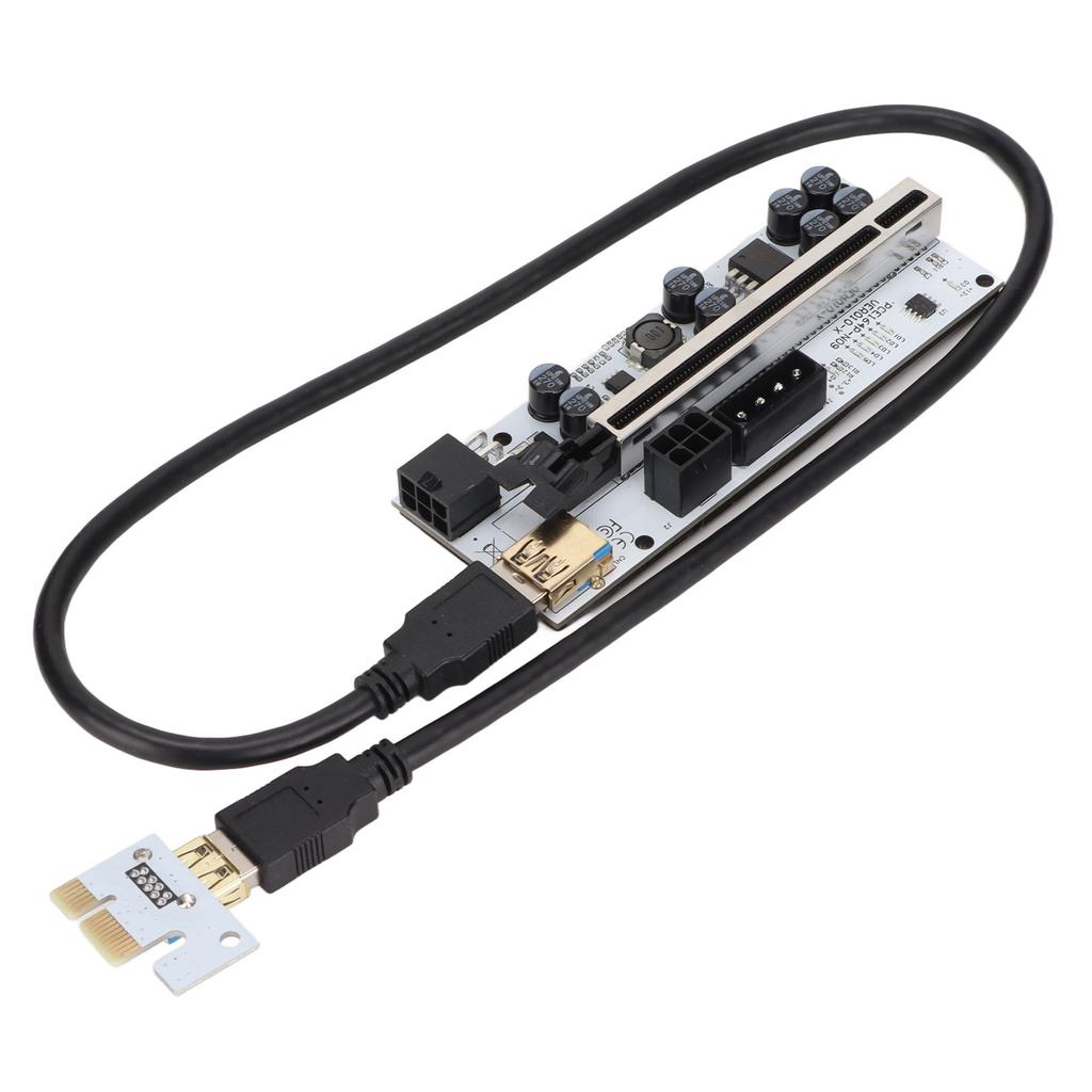 Riser-Adapterkarte 8 Excicon-Kondensatoren Mehrschichtige Abschirmung Feine Verarbeitung PCIE-Riser