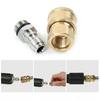 2Sets 1/4 Inch Quick Release Connect Fitting Pressure Washer Coupling Universal Adapter Durable For High Pressure Washer Hose