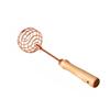 Egg Tools Kitchen Gadgets Rose Gold Beech Handle Spiral Stainless Steel Whisk Cream Stainless Steel Beater Stirrer Kitchen Tool