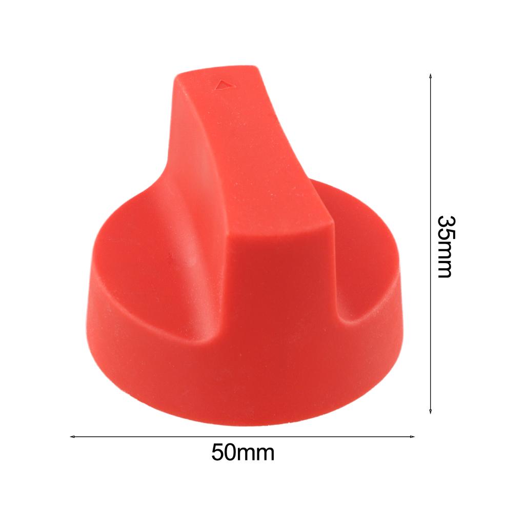 50 mm Gas Stove Knobs Set of 5 for Cooking Control Accessories Compatible with Various For BBQ and Flat Oven Models