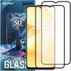 2x Tempered Glass for Realme C51 (full Screen, Full 5D)
