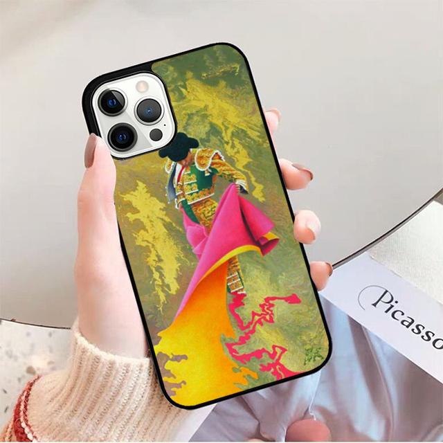 Bullfight Bull Fighter Phone Case for iPhone 17 Air 16 16e 15 Plus for Apple 13 11 12 14 Pro Max Cover Coque Fundas