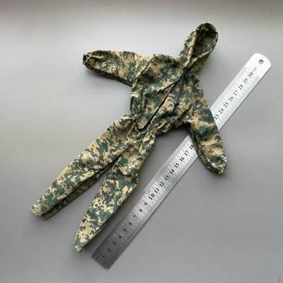 1:6 Scale Action Figure Clothes Dress Up Jumpsuit Uniform Mini Doll Costume Accessories for 12 Inch