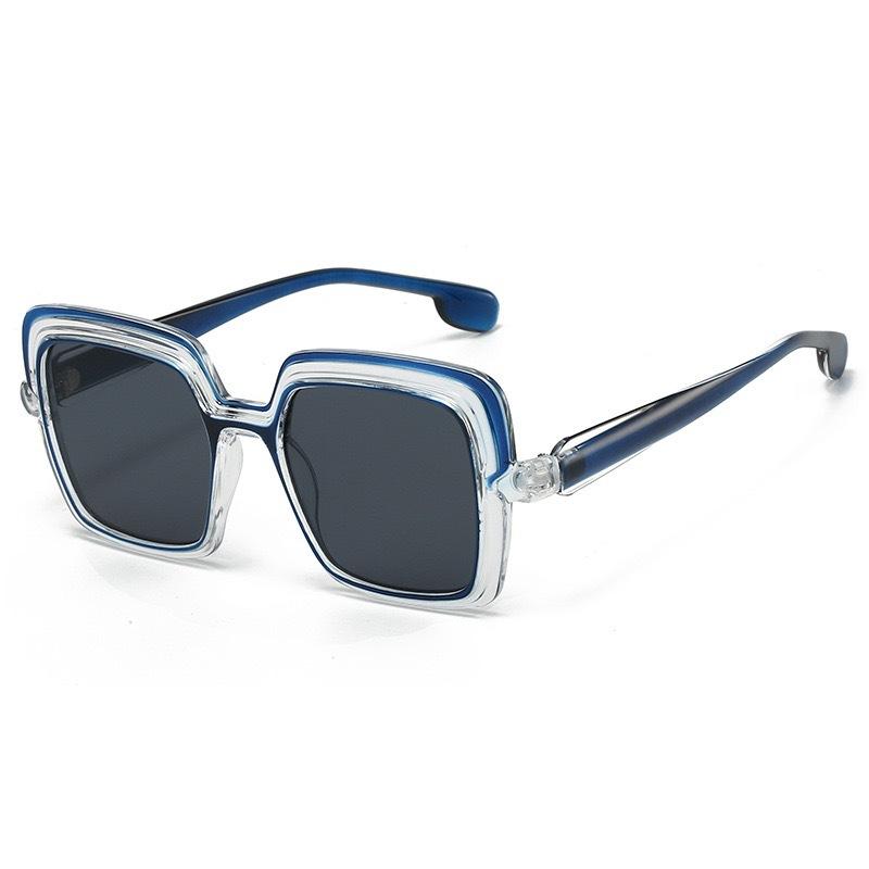 Fashion Large Frame Sunglasses Simple Personality Trendy Men'S And Women'S Sunglasses Square Frame Glasses