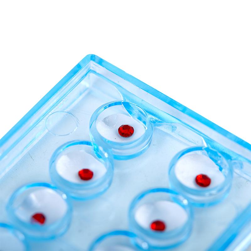 10Pcs/ Box Acrylic Diamond Bur Dental Material Teeth Whitening Studs Tooth Jewelry Kit With Glue Dental Crystal Tooth Decoration